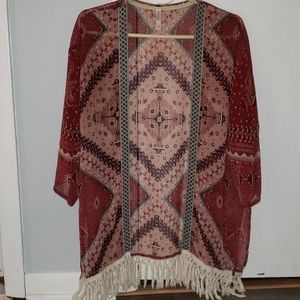 Kimono with Fringe